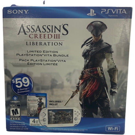 Assassin's Creed III Liberation PlayStation Vita Wi-Fi Bundle - Premium Video Game Consoles - Just $265.99! Shop now at Retro Gaming of Denver